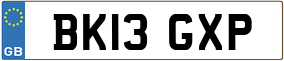 Truck License Plate
